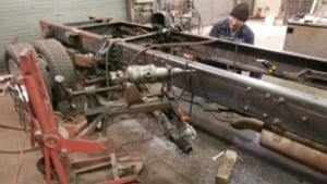 Alertating a truck chassis